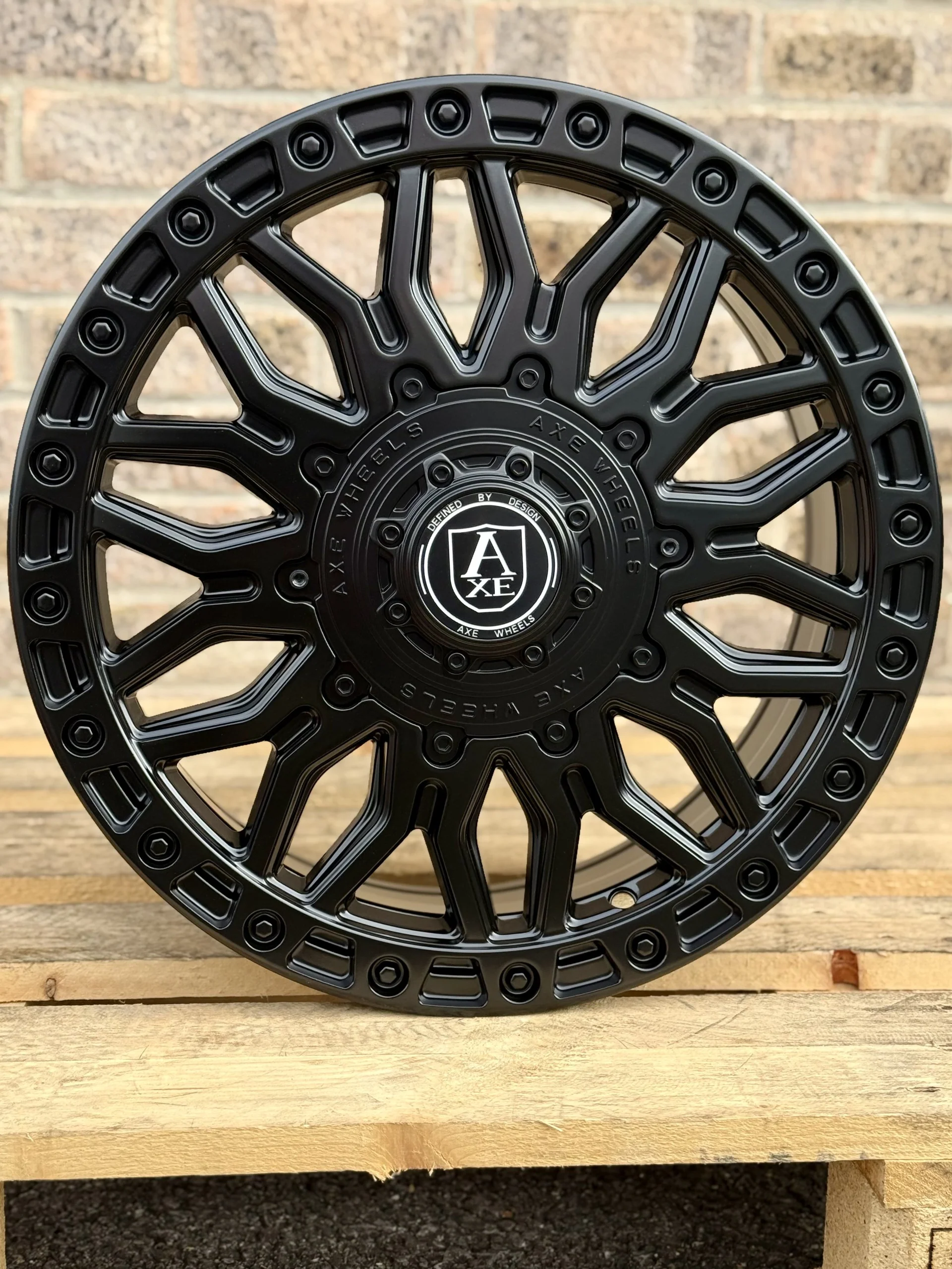 16" Fiat Ducato Citroen Relay Peugeot Boxer AXE EX39 5x118 Matt Black Alloy Wheels - Image 2