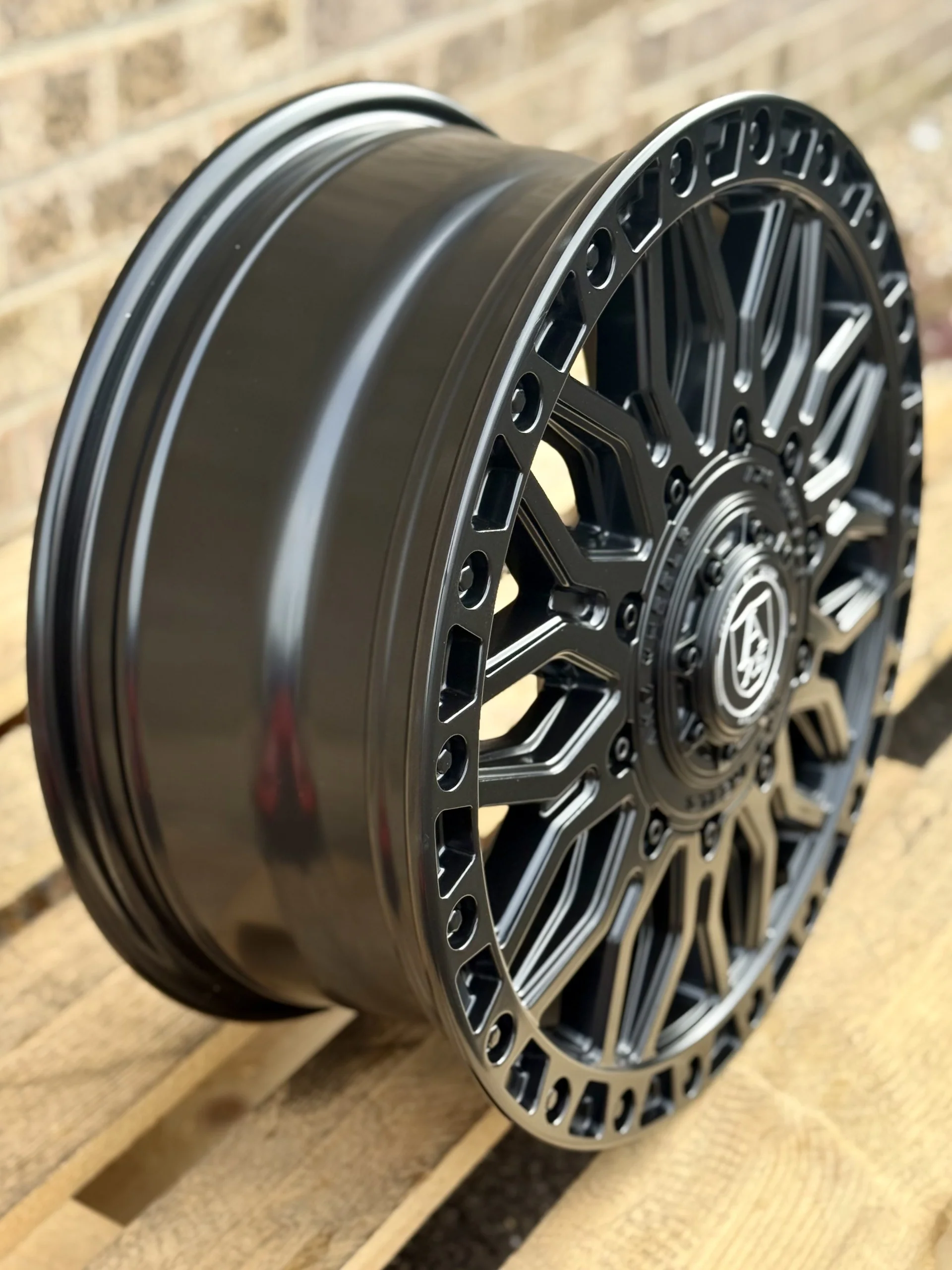 16" Fiat Ducato Citroen Relay Peugeot Boxer AXE EX39 5x118 Matt Black Alloy Wheels - Image 3