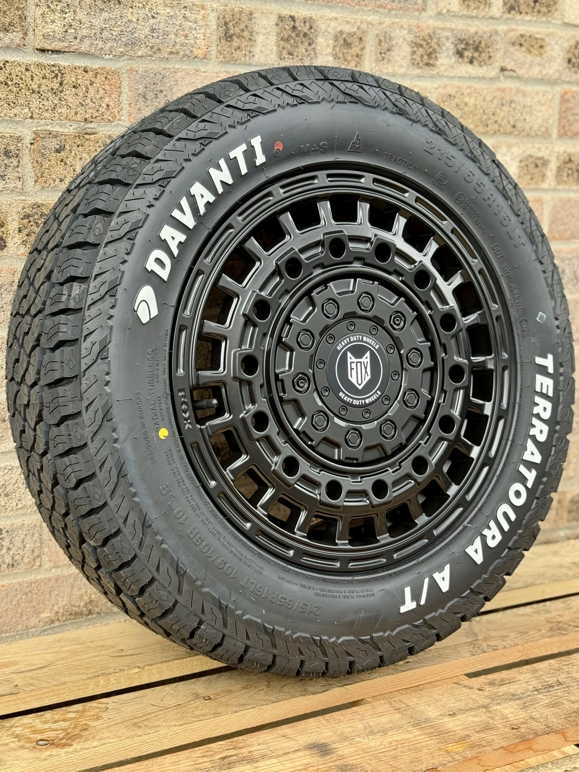 16" Ford Transit Custom FOX ADV Alloy Wheels and Tyres