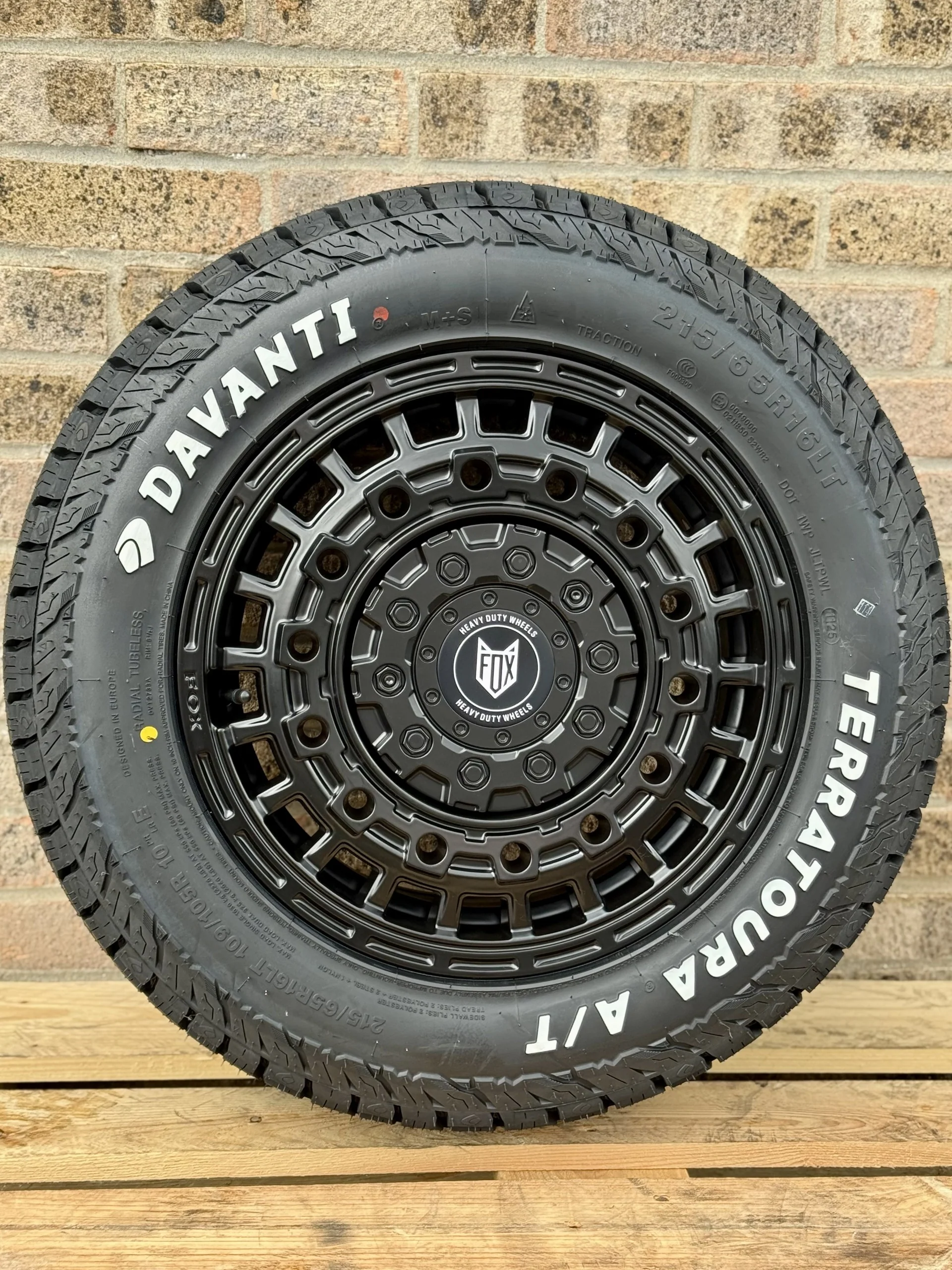16" Ford Transit Custom FOX ADV Alloy Wheels and Tyres - Image 3