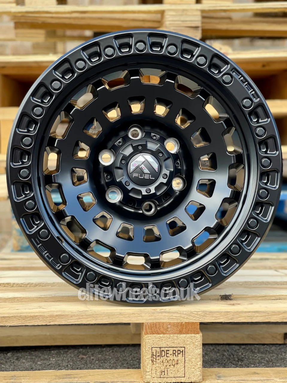 17" Ford Ranger Fuel Zephyr Matt Black Alloy Wheels - Image 3