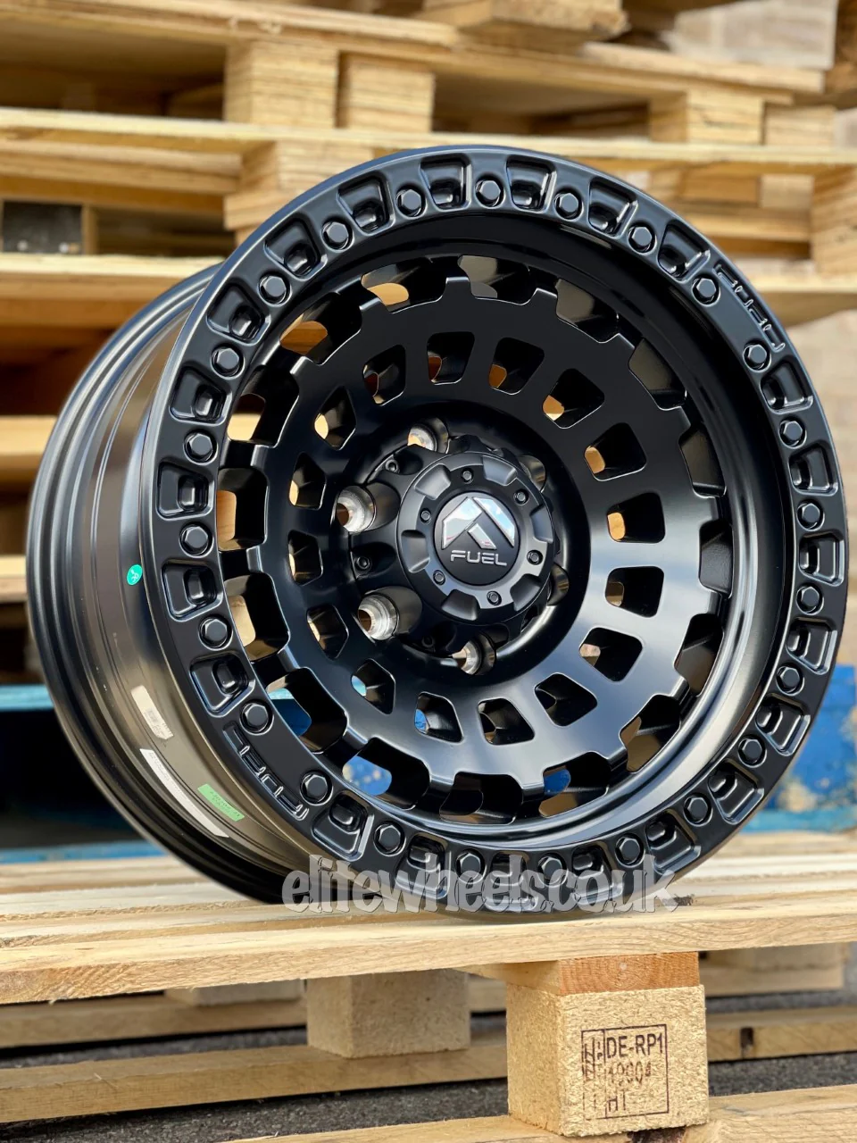 17" Ford Ranger Fuel Zephyr Matt Black Alloy Wheels - Image 5