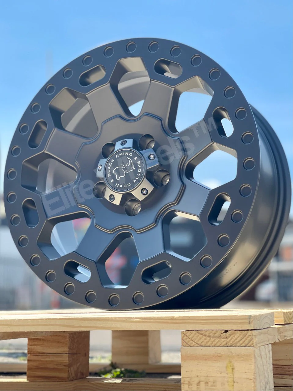 17" Mercedes Sprinter Volkswagen Crafter Black Rhino Warlord Gunmetal - Image 3