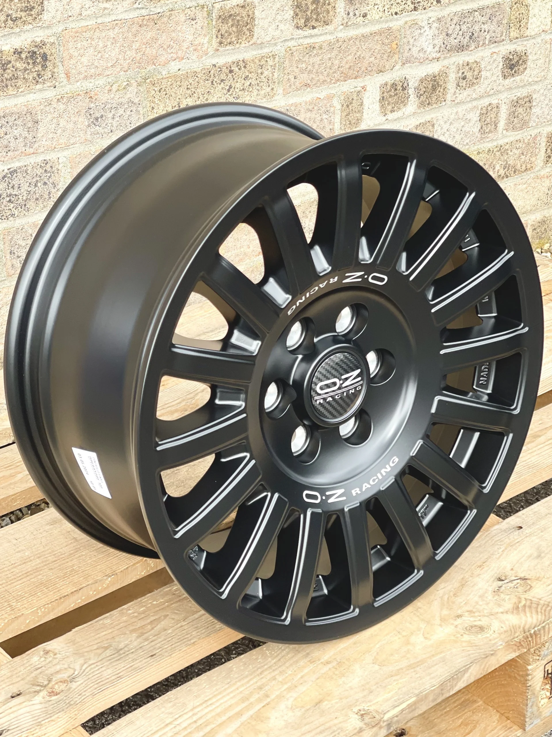 17" Volkswagen Crafter Mercedes Sprinter OZ Rally Raid Matt Black Alloy Wheels - Image 3