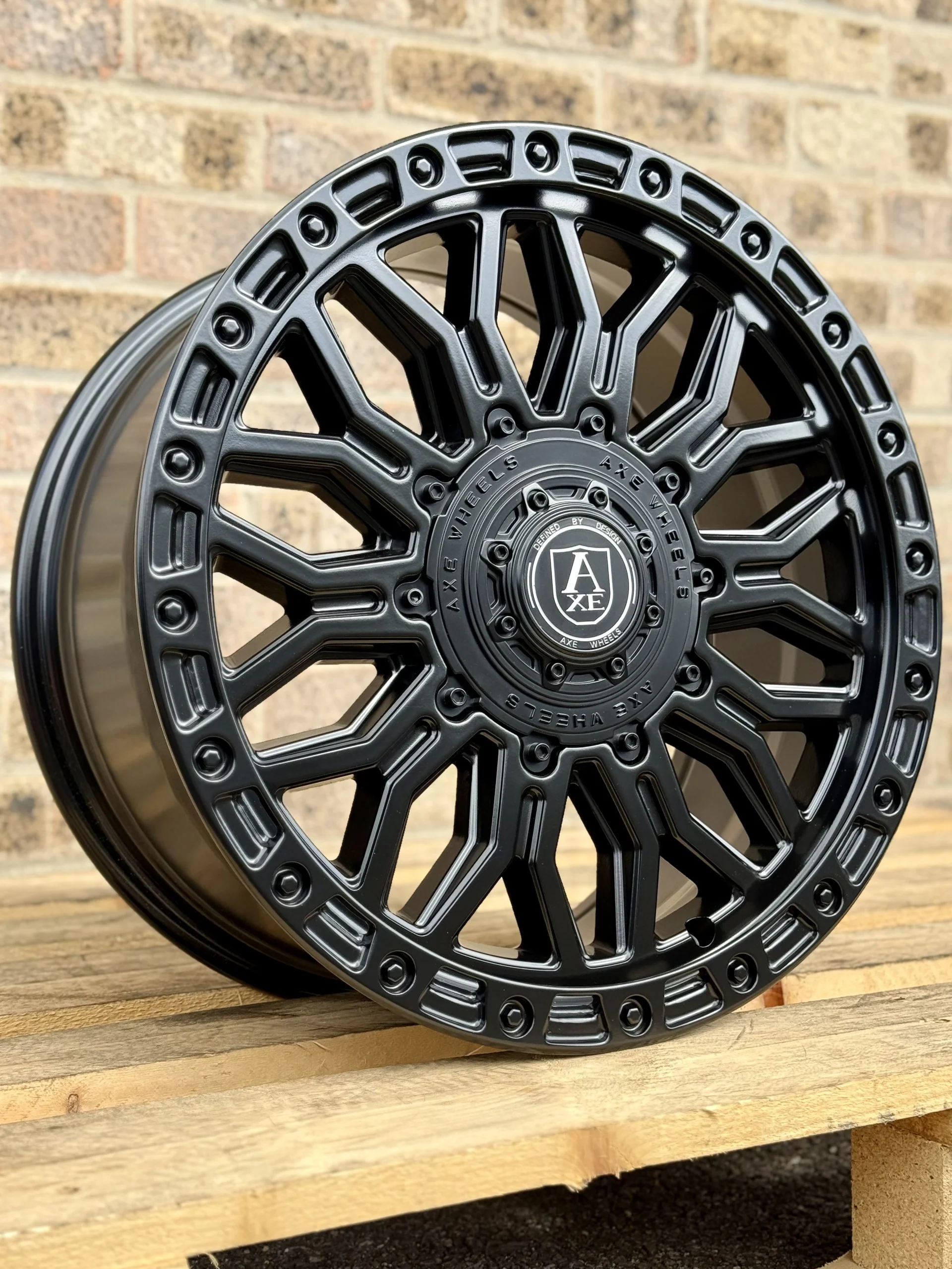 17" Volkswagen Transporter AXE EX39 Satin Black Alloy Wheels