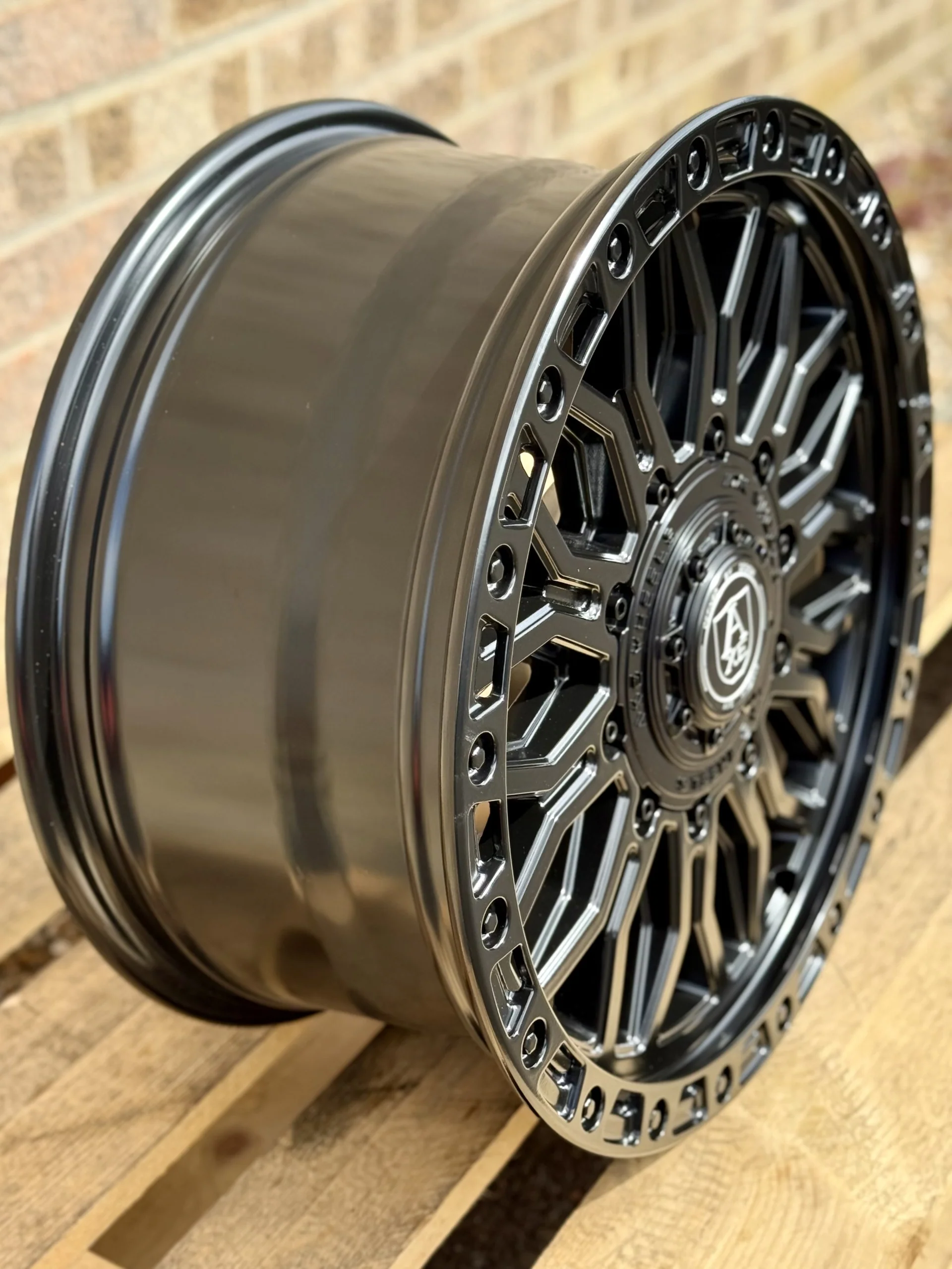 17" Volkswagen Transporter AXE EX39 Satin Black Alloy Wheels - Image 3