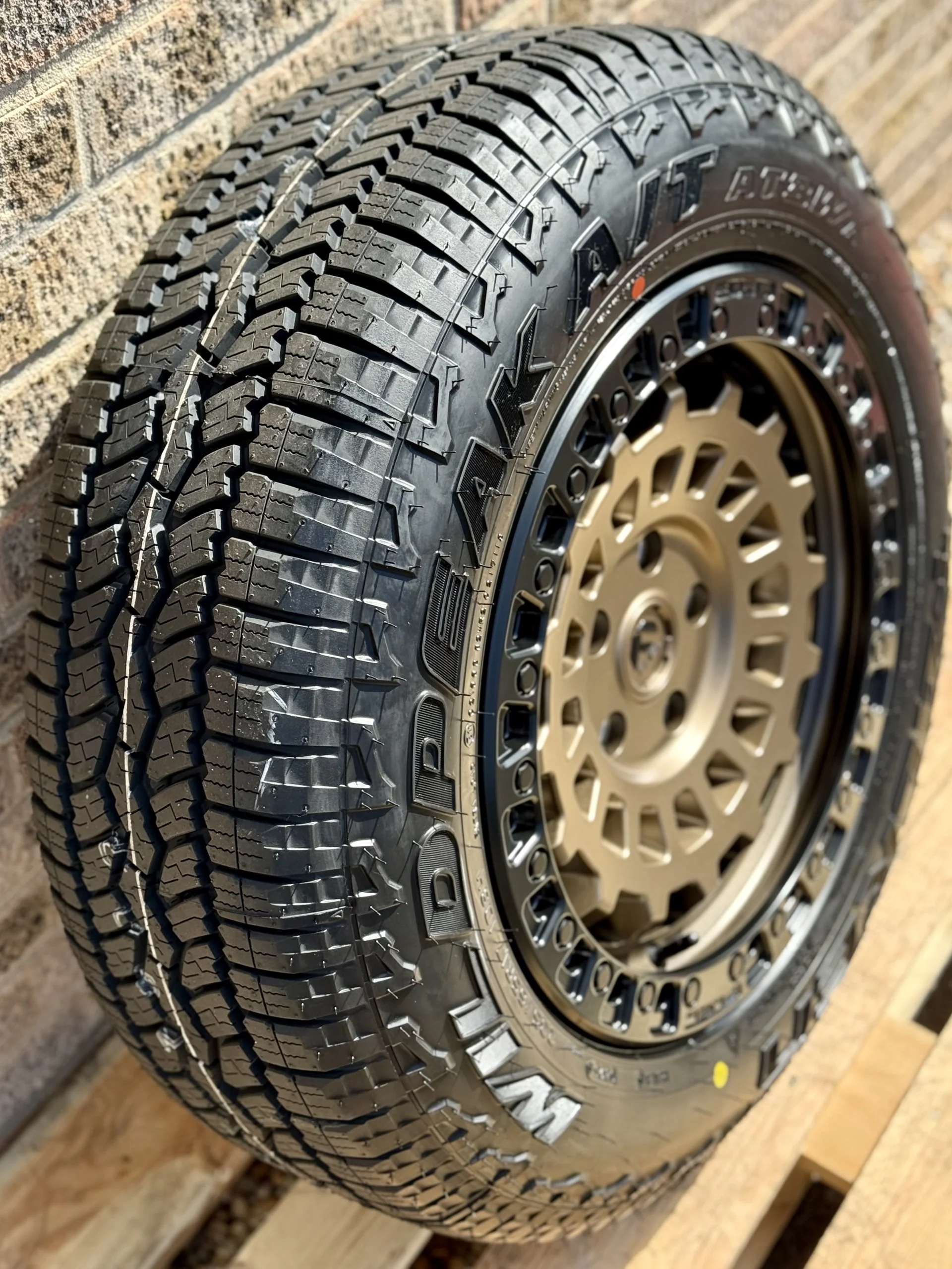17" Volkswagen Transporter Fuel Zephyr Matt Bronze Alloy Wheels and Tyres - Image 3