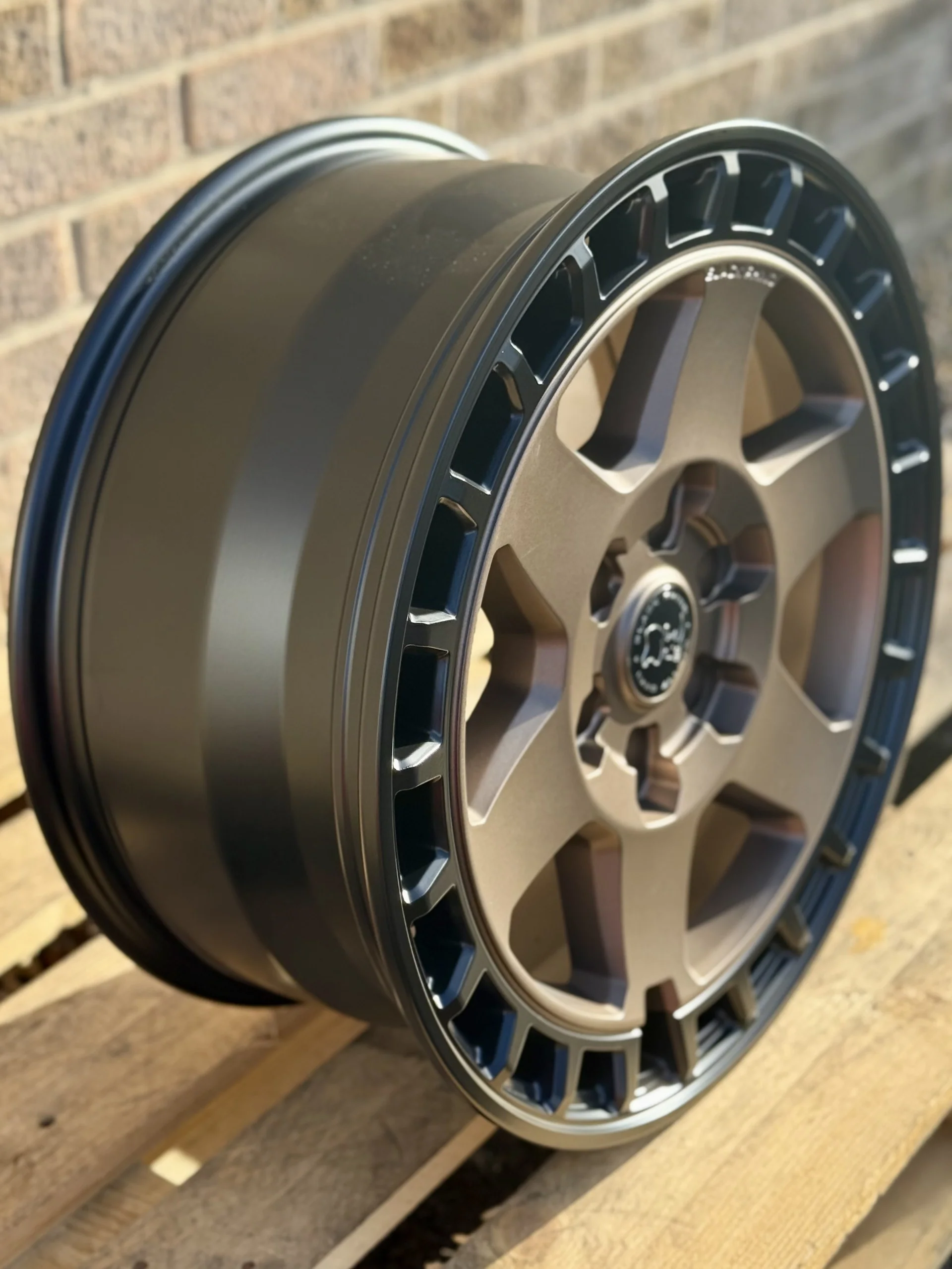 18" Ford Transit Custom 2024 Black Rhino Bahari Matt Bronze Alloy Wheels - Image 3