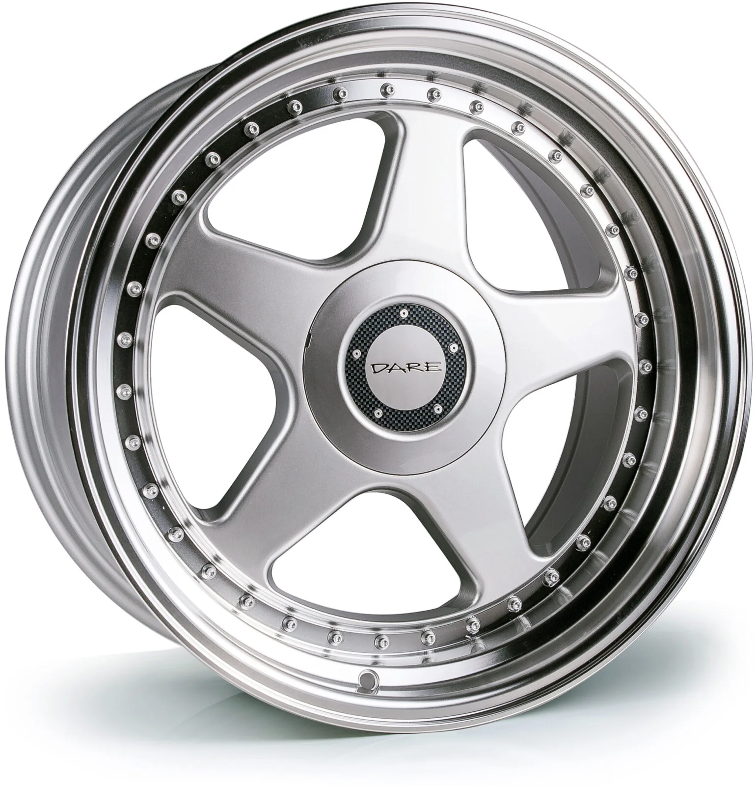 2 x Dare F5 Silver Polished Lip / 2 x Dare F5 Silver Polished Lip