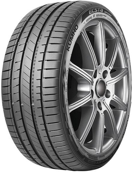 2 x FOX HIRO GLOSS BLACK POLISH LIP & 2 x 225/45ZR18 95Y XL KUMHO ECSTA SPORT PS72 + 2 x FOX HIRO GLOSS BLACK POLISH LIP & 2 x 255/40ZR18 99Y XL KUMHO ECSTA SPORT PS72 - Image 2