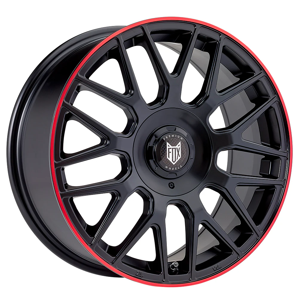 2 x FOX VR3 SATIN BLACK RED LIP / 2 x FOX VR3 SATIN BLACK RED LIP