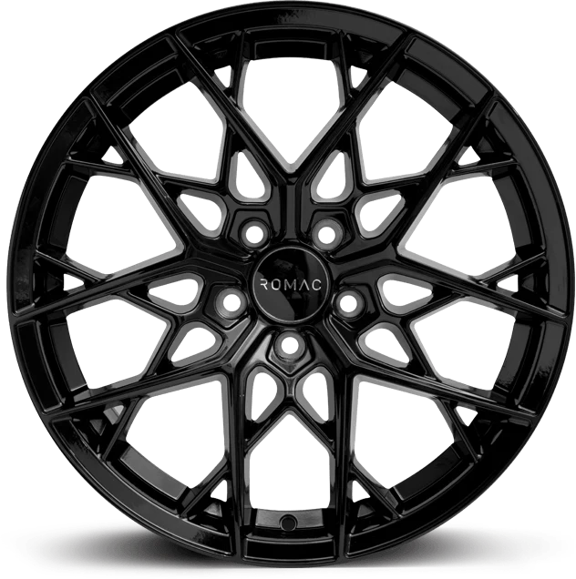 2 x ROMAC VORTEX GLOSS BLACK & 2 x 225/40R19 93Y XL BRIDGESTONE TURANZA 6 ENLITEN * + 2 x ROMAC VORTEX GLOSS BLACK & 2 x 255/35R19 96Y XL BRIDGESTONE TURANZA 6 ENLITEN