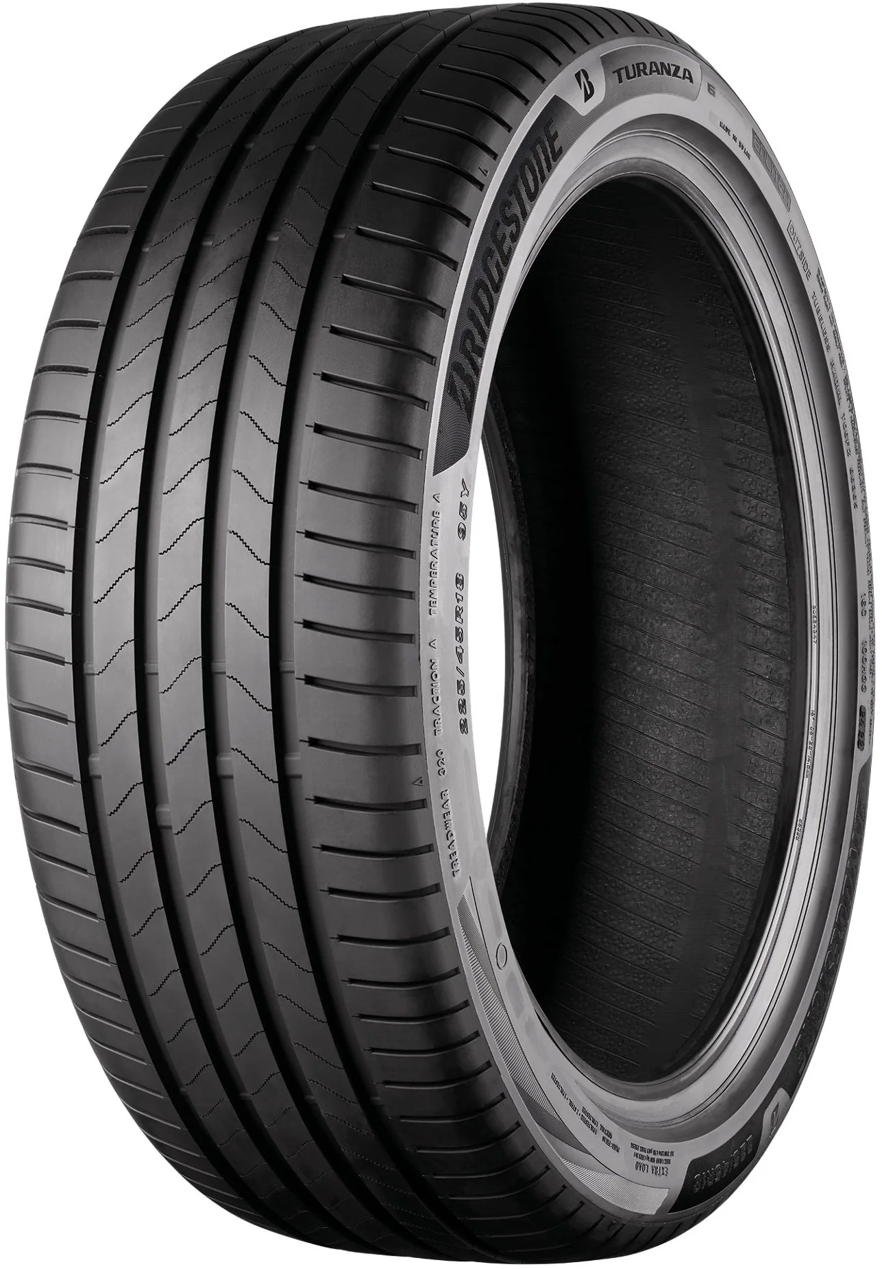 2 x ROMAC VORTEX GLOSS BLACK & 2 x 225/40R19 93Y XL BRIDGESTONE TURANZA 6 ENLITEN * + 2 x ROMAC VORTEX GLOSS BLACK & 2 x 255/35R19 96Y XL BRIDGESTONE TURANZA 6 ENLITEN - Image 4