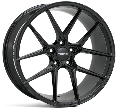 2 x Veemann V-FS39 Gloss Black & 2 x 225/40ZR19 (93Y) XL FALKEN FK520 AZENIS + 2 x Veemann V-FS39 Gloss Black & 2 x 255/35ZR19 (96Y) XL FALKEN FK520 AZENIS - Image 3