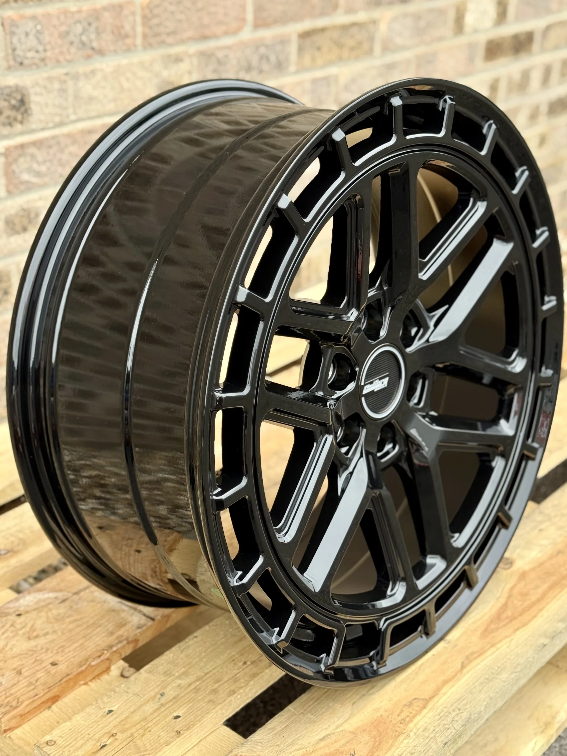20" 2024 Ford Transit Custom Calibre CV3 Gloss Black Alloy Wheels - Image 3