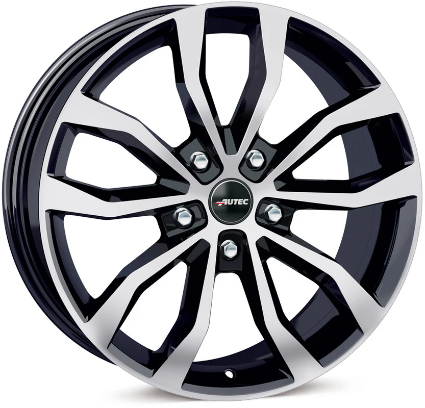 4 x Autec Uteca schwarz poliert & 4 x 275/40R22 108Y XL ACCELERA IOTA ST-68