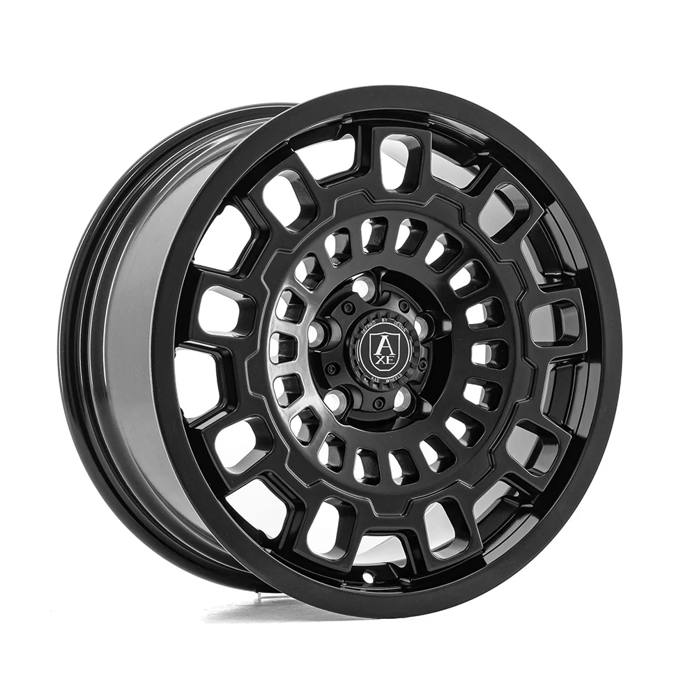 4 x AXE EX38 SATIN BLACK & 4 x 235/55ZR17 103W XL ACCELERA PHI