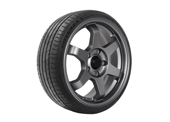 4 x AXE EX50 GLOSS BLACK & POLISHED & 4 x 245/40R21 BST S001L 96YXL RFT - Image 2