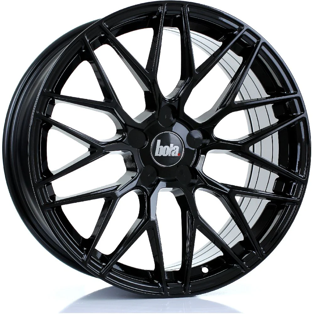 4 x BOLA B17 GLOSS BLACK & 4 x 225/45ZR18 (95Y) XL MICHELIN PILOT SPORT 5