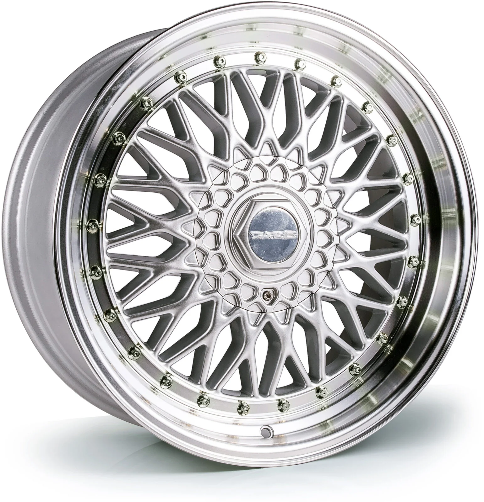 4 x Dare DRRS Silver Polished / Chrome Rivets