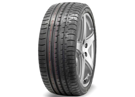 4 x FOX FX9 GLOSS BLACK & 4 x 205/45R17 88W XL ACCELERA PHI-R - Image 2