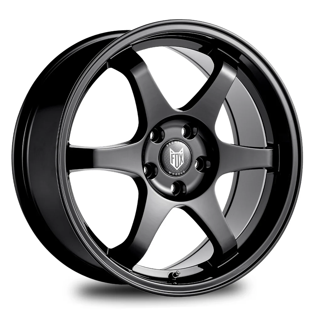 4 x FOX PF5 GLOSS BLACK & 4 x WESTLK 235/40R18 95W Z-107 XL