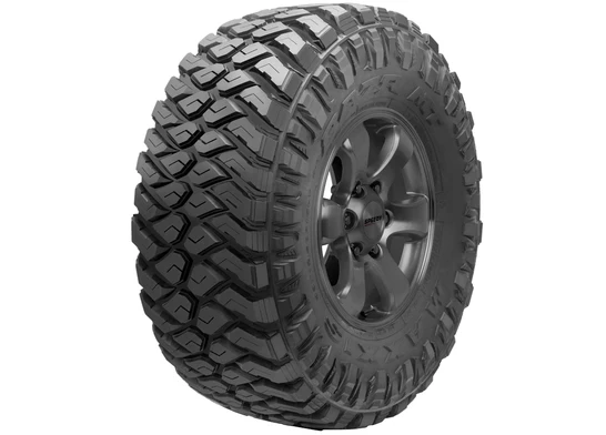 4 x Fuel 1PC D680 REBEL MATTE GUN METAL BLACK BEAD RING & 4 x 285/50R20 116Q XL MAXXIS MT-772 RAZR - Image 2