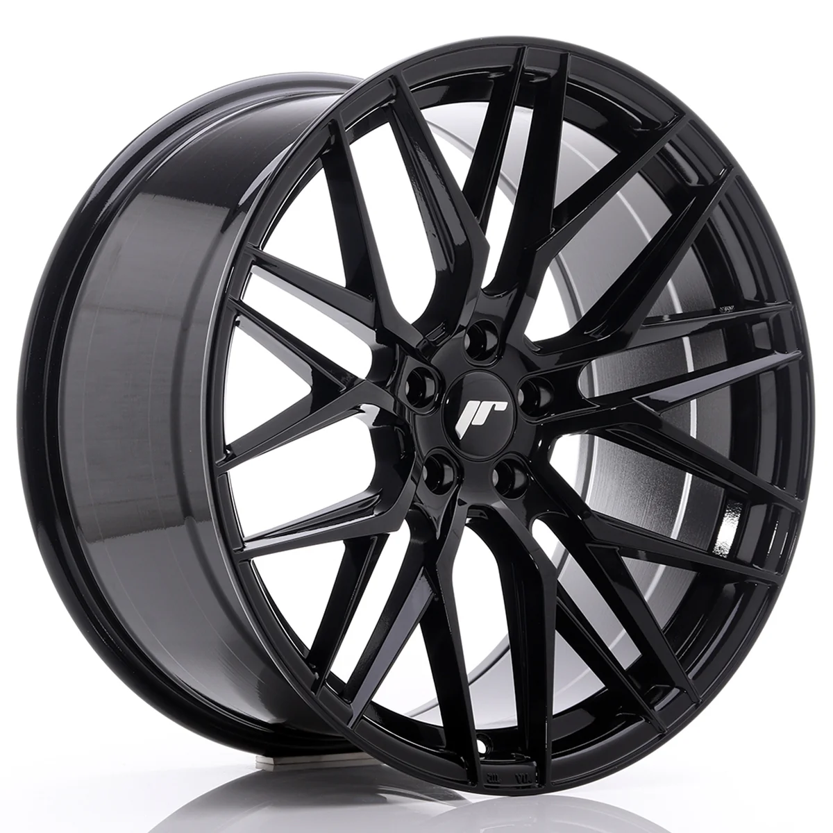 4 x JR Racing JR28 Glossy Black & 4 x 205/45ZR17 (88Y) XL MICHELIN PILOT SPORT 4 DT1