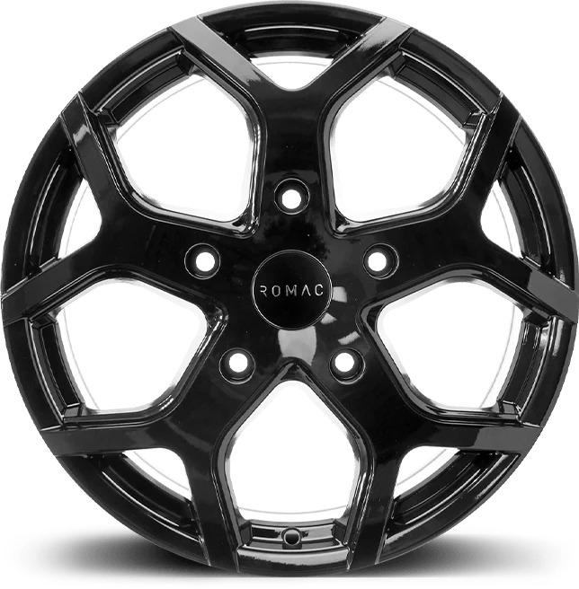 4 x ROMAC COBRA GLOSS BLACK & 4 x 205/55ZR16 94W XL AUTOGREEN SUPERSPORT CHASER SSC5