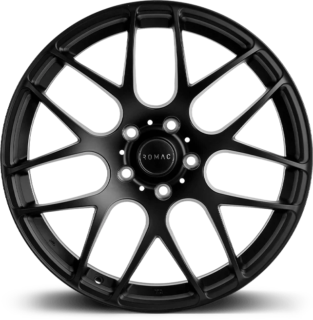 4 x ROMAC Radium Satin Black