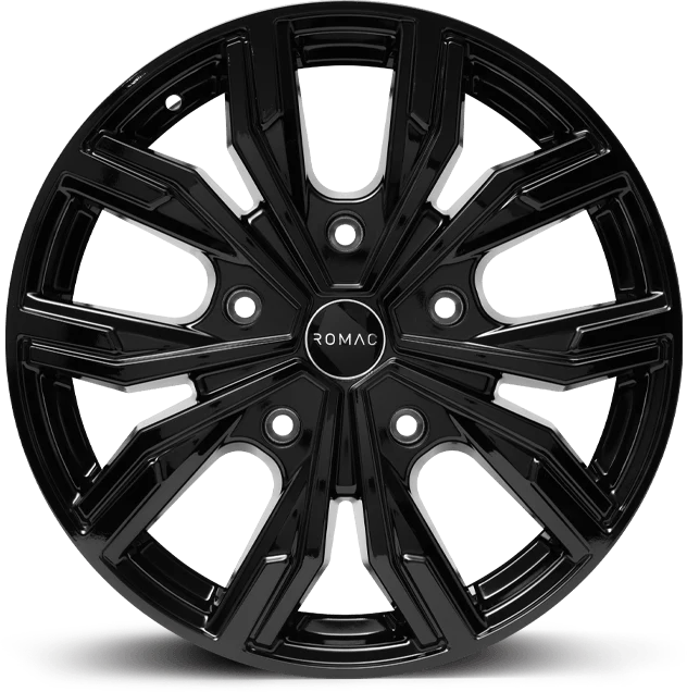 4 x ROMAC TORQUE GLOSS BLACK
