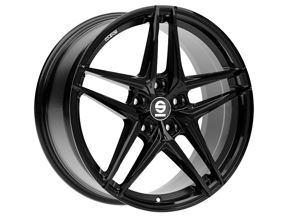 4 x Sparco SPARCO RECORD GLOSS BLACK & 4 x 235/40ZR19 (96Y) XL FALKEN FK520 AZENIS