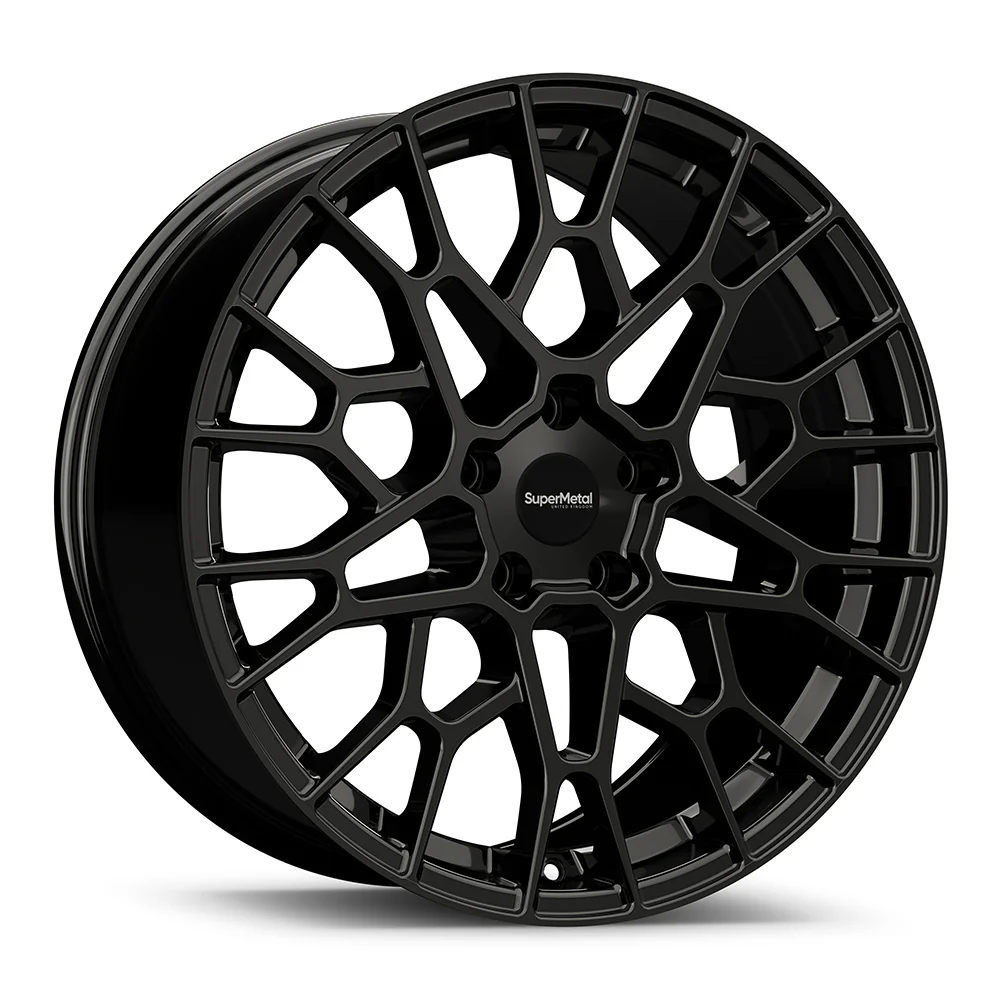 4 x SuperMetal Cell gloss black & 4 x 255/35R20 CO SC5P 97YXL J