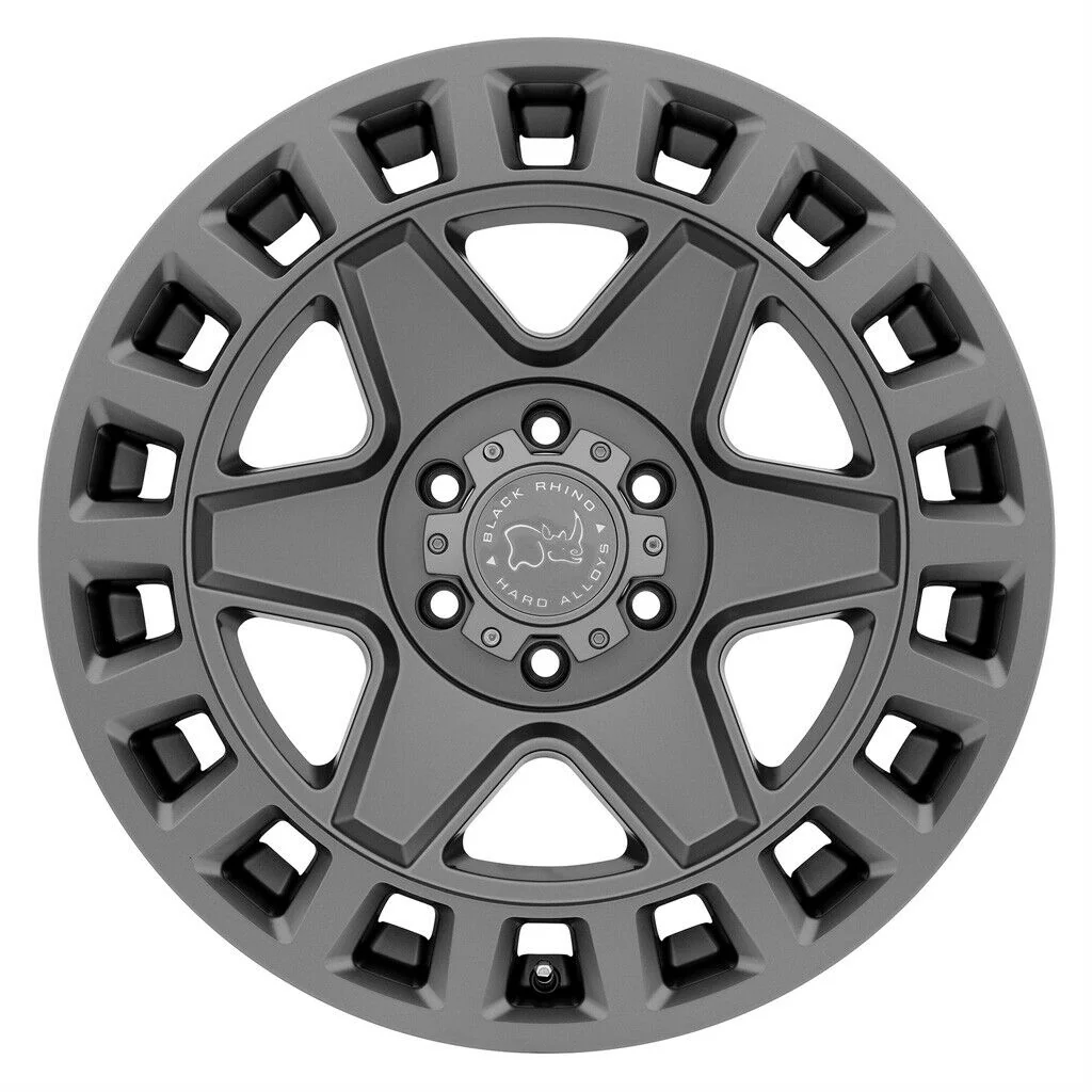 18" JEEP WRANGER BLACK RHINO ALLOY WHEELS - Image 5