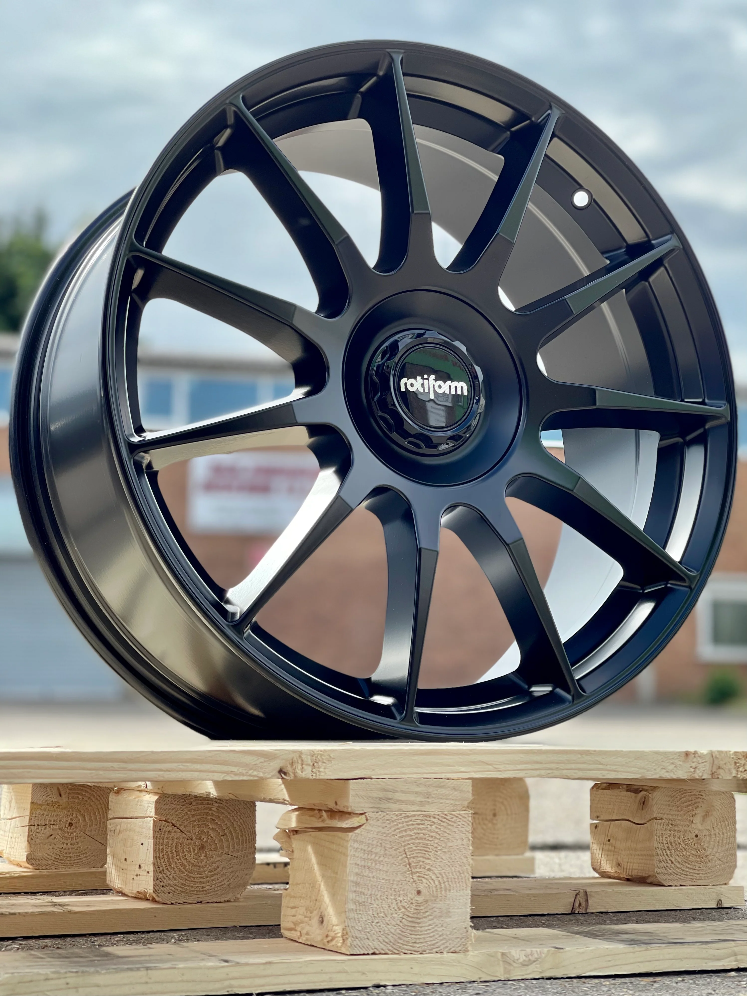 19" Volkswagen Transporter T5 T6 Rotiform DTM Matt Black Alloy Wheels - Image 5