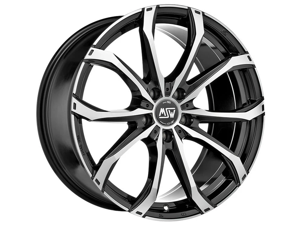 FRONT Wheel & Tyres Package( MSW MSW 48 GLOSS BLACK FULL POLISHED + 235/55R19 CO EC6 105VXL VOL )