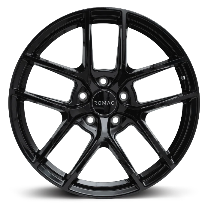 FRONT Wheel & Tyres Package( ROMAC DIABLO GLOSS BLACK + 245/30R19 PIR PZERO* 89Y XL RFT )