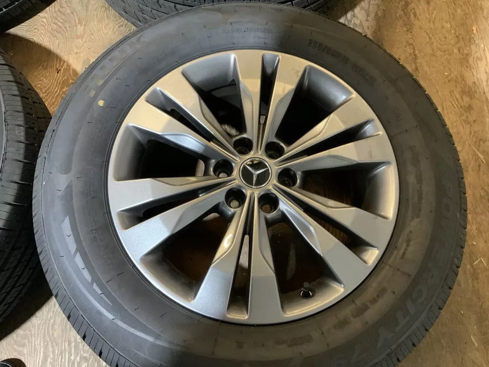 GENUINE MERCEDES X CLASS 18" ALLOY WHEELS & TYRES WILL ALSO FIT NAVARRA) - Image 5