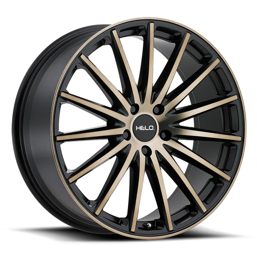 Helo HE894 SATIN BLACK W/ DARK TINT CLEAR COAT