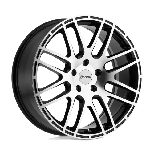 4 x Petrol P6A GLOSS BLACK W/ MACHINED CUT FACE