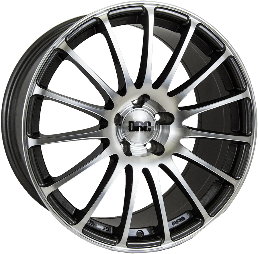REAR Wheel & Tyres Package( DRC Rapide Gunmetal / Polished Lip + 275/40R19 GT SPT ACTIVE2 105Y XL )