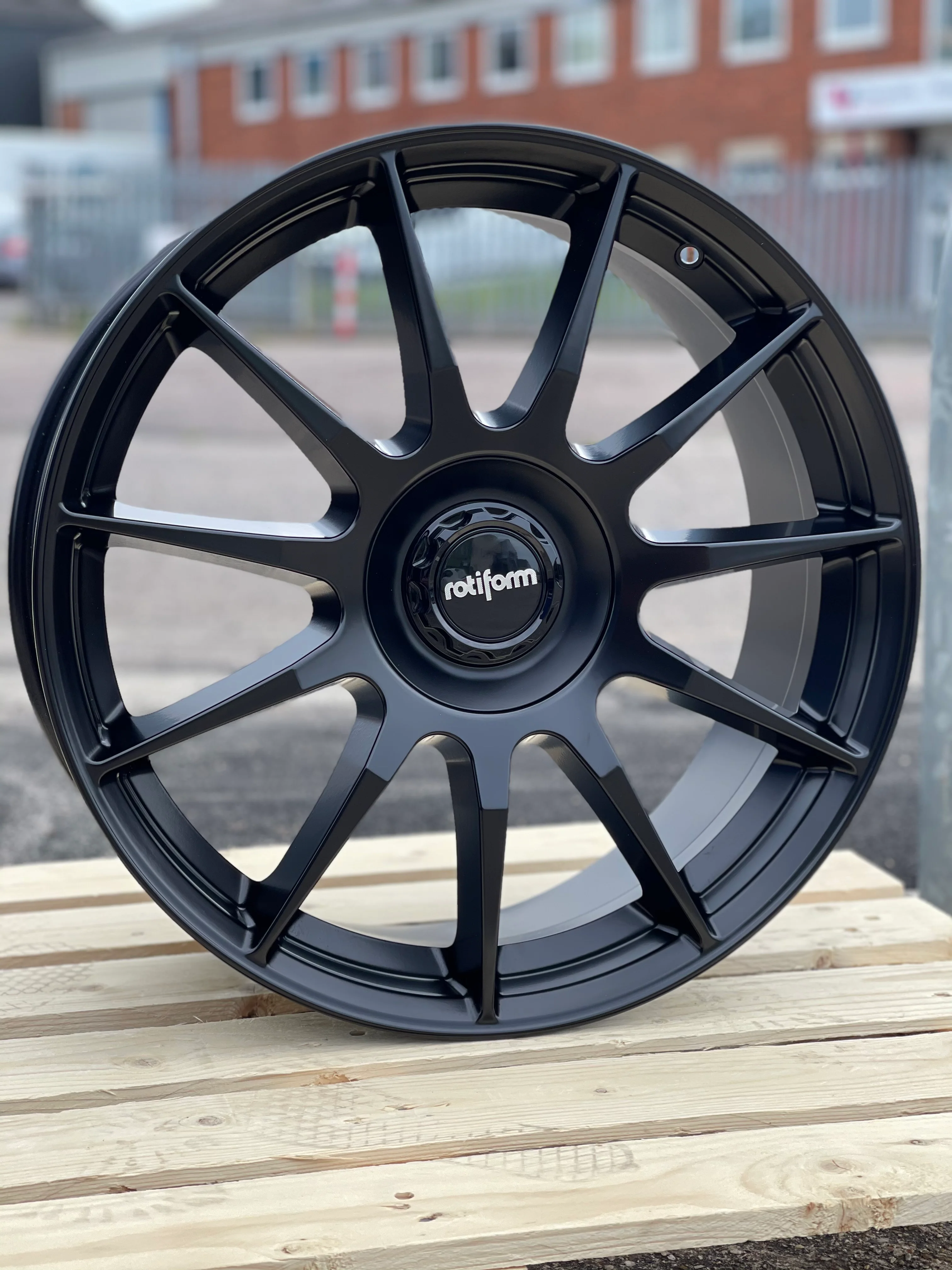 20" Volkswagen Transporter T5 T6 Rotiform DTM Matt Black - Image 3
