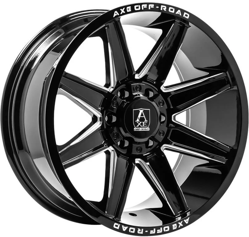 Wheel & Tyres Package( AXE AT3 GLOSS BLACK & MILLED + 275/55R20 BFG ATKO2[6]115/112S )