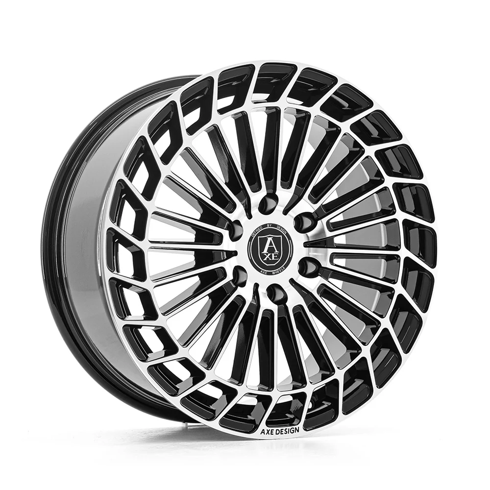 Wheel & Tyres Package( AXE EX45 GLOSS BLACK & POLISHED + 245/50R18 FALKEN FK520 104Y XL )