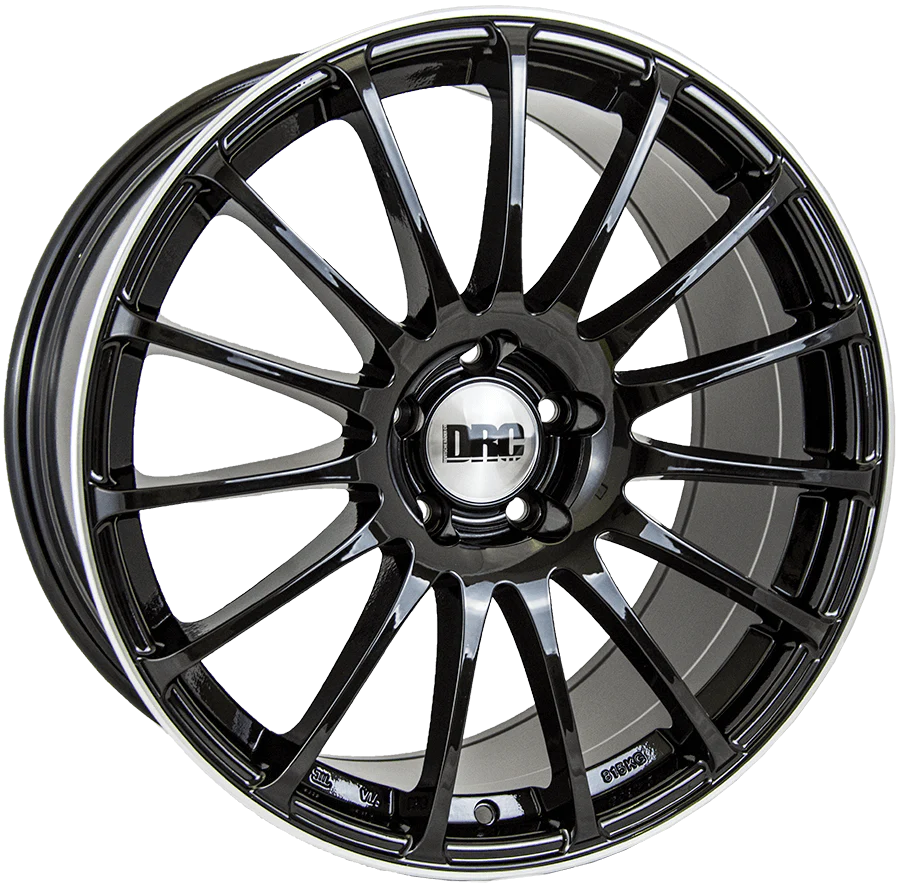 Wheel & Tyres Package( DRC Rapide Gloss Black / Polished Lip + 255/45ZR18 DU SPMX RT2 103Y XL )