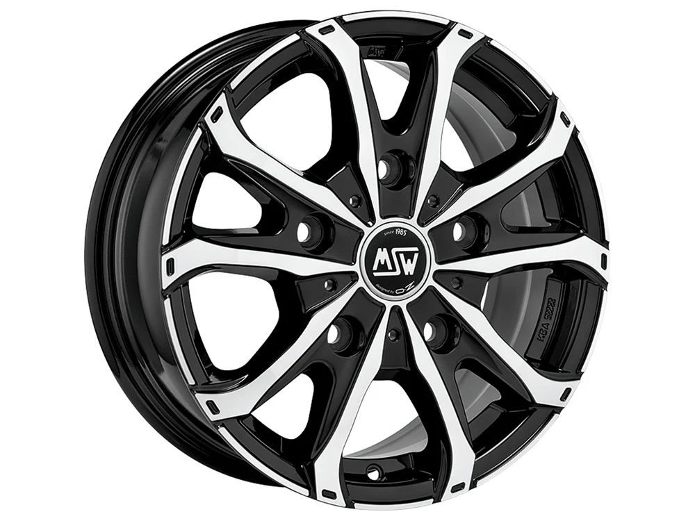 Wheel & Tyres Package( MSW MSW 48 VAN GLOSS BLACK FULL POLISHED + 215/65R16 COMFORSER CF2000 102H XL )