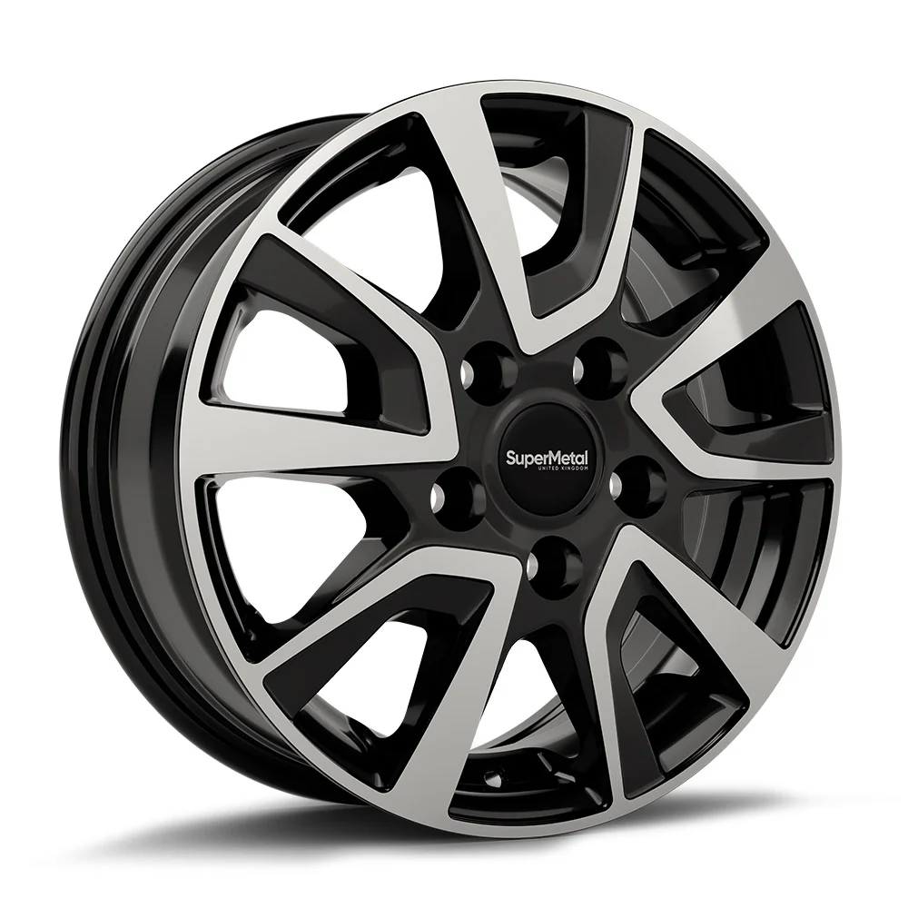 Wheel & Tyres Package( SuperMetal Vault black polished glossy + 205/70R15 KORM SUV [1] 96H )