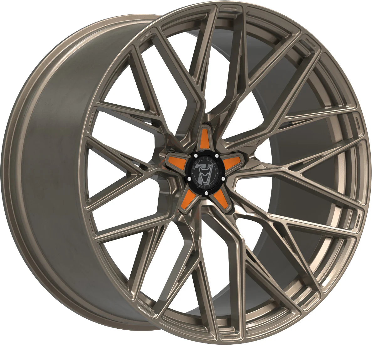 Wheel & Tyres Package( Wolfrace 71 Wolfsburg GTR CUSTOM Racing Bronze Orange Inserts + 235/50R18 BST D-SPT[1]HP 97VAO )