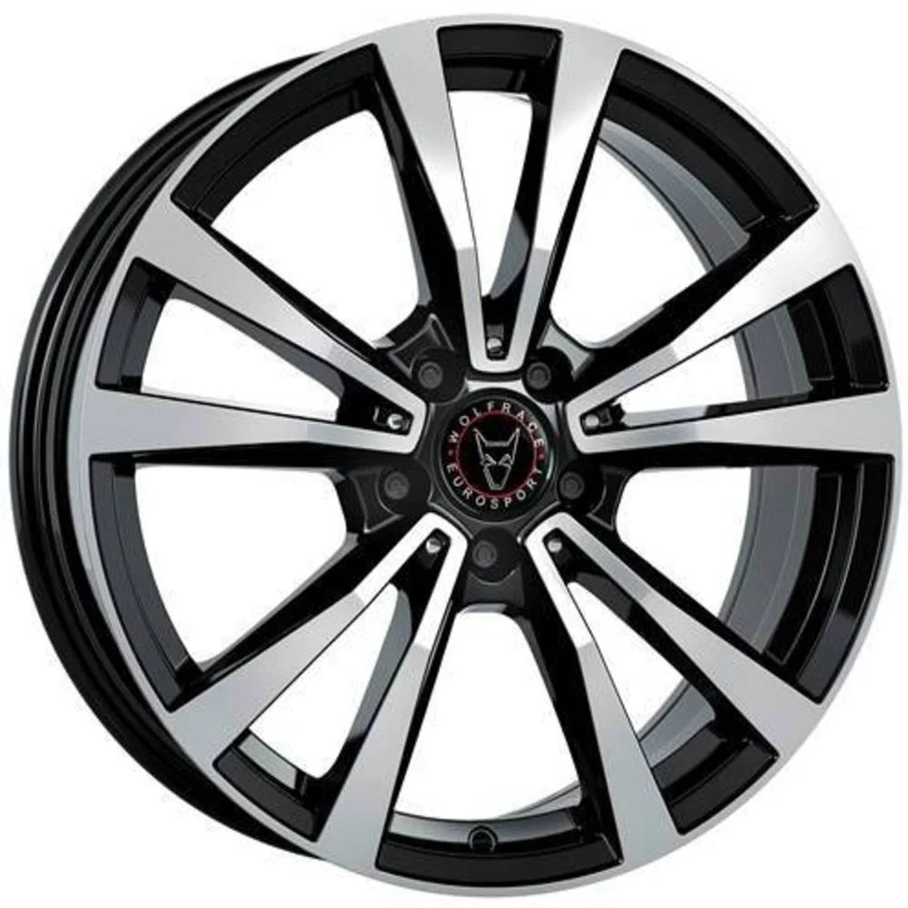 Wheel & Tyres Package( Wolfrace Eurosport TUV M12 diamond black front polished + 225/40R18 MI CROSSCLIMATE2 92YXL )