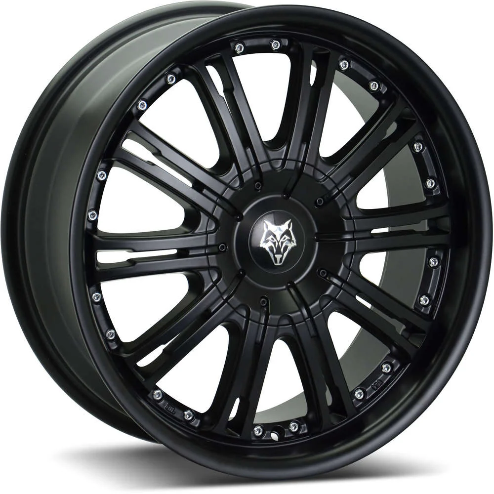 Wheel & Tyres Package( Wolfrace Explorer Vermont Matt Black Silver Rivets + 255/55R20 FALKEN AT3WA 110H XL(4) )
